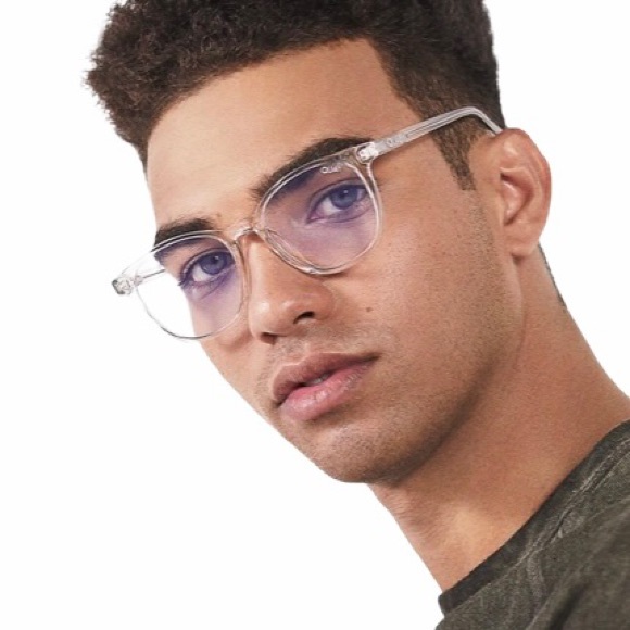 QUAY Blueprint Blue Light Glasses Clear Frame Bluelight Blocking Lens NWT - Picture 3 of 6